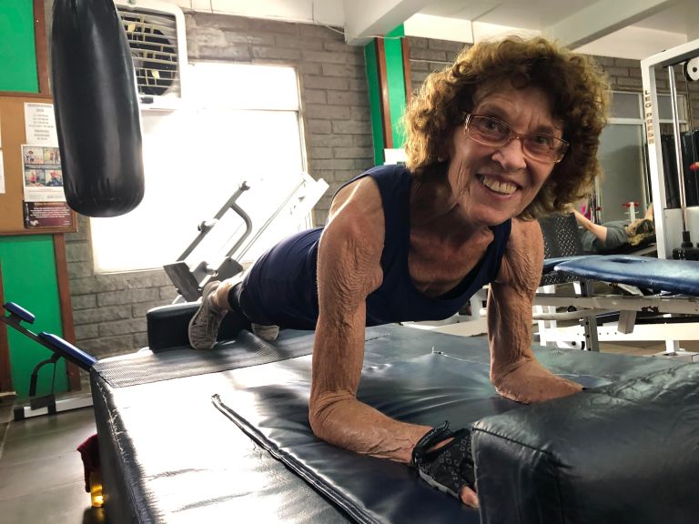 Read more about the article Terceira idade manda bem na academia